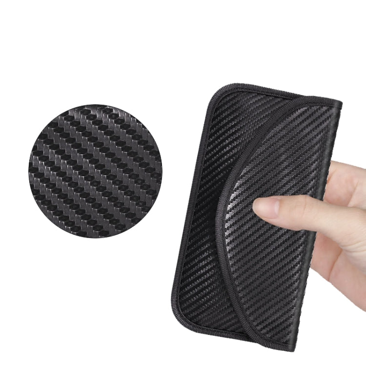 Carbon Fiber Signal Shielding Bag Radiation-proof RFID Phone Key Bag 20 x 10cm, Carbon Fiber 20 x 10cm Carbon Fiber Signal Shielding Bag Radiation-proof RFID Phone Key Bag 20 x 10cm, Carbon Fiber 20 x 10cm